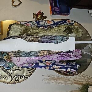 Vintage sheer velvet cardigan multi patchwork design by Sterling Styles